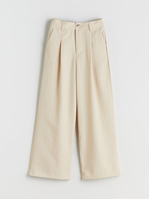 LCW Kids Wideleg Pileli Kız Çocuk Pantolon - S5SB01Z4-ZRY