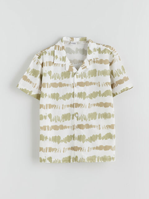 LCW Kids Desenli Erkek Çocuk Gömlek - S5SB05Z4-LRR