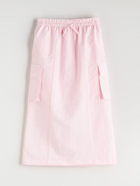 LCW Kids Beli Lastikli Kız Çocuk Kargo Etek - S5SB10Z4-UYS