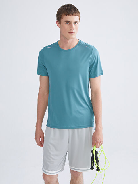 XSIDE ACTIVE Bisiklet Yaka Erkek Spor Tişört - S5SB27Z8-H8K