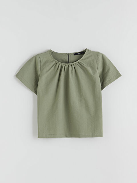 LCW Kids Bisiklet Yaka Kız Çocuk Bluz - S5SB29Z4-8U5