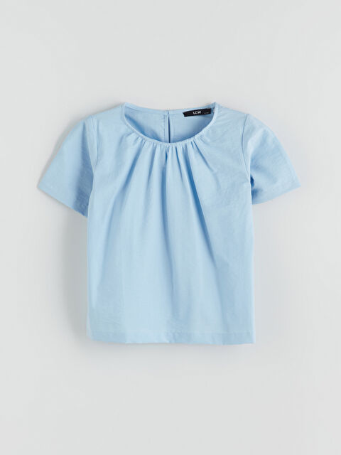 LCW Kids Bisiklet Yaka Kız Çocuk Bluz - S5SB29Z4-90X