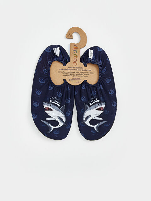 SLIPSTOP Baskılı Erkek Çocuk Deniz Ayakkabısı - S5SB35Z4-ZZU