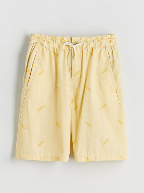 LCW Kids Шорты с принтом для мальчиков с эластичным поясом