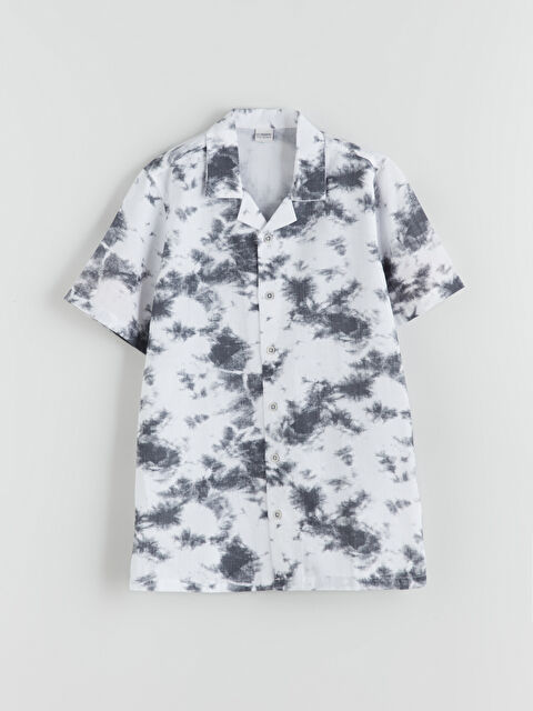 LCW Kids Batik Desenli Erkek Çocuk Gömlek - S5SE89Z4-VE4