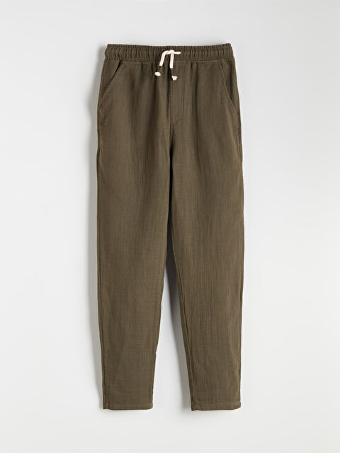 LCW Kids پانتۆڵی کوڕان بە کەمەر لاستیکی - S5SF16Z4-GYA