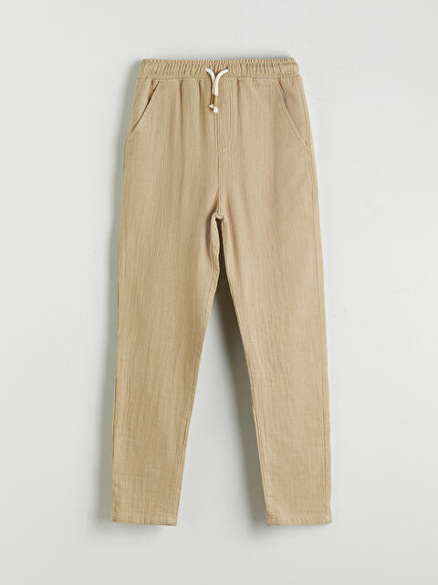 LCW Kids Beli Lastikli Erkek Çocuk Pantolon - S5SF16Z4-YJC