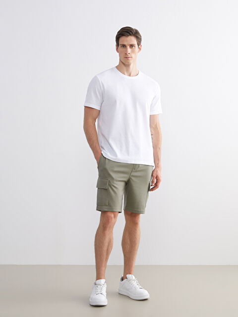 LCWAIKIKI Classic Standart Kalıp Erkek Kargo Şort - S5SF45Z8-8YX