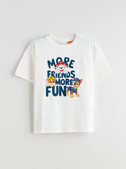 LCW Kids Мальчики Бежевый Футболка - S5SG54Z1-QVK