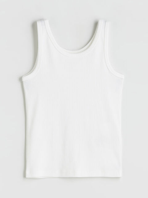 LCW Kids Bisiklet Yaka Basic Kız Çocuk Atlet - S5SH46Z4-R9J