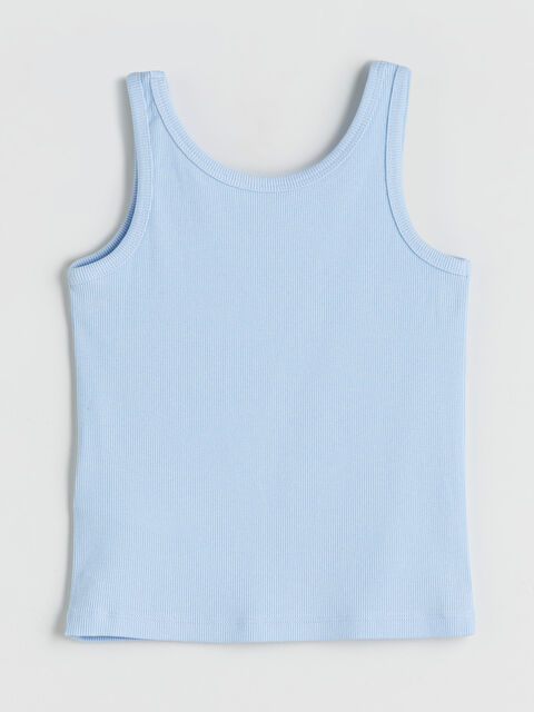 LCW Kids Bisiklet Yaka Basic Kız Çocuk Atlet - S5SH46Z4-YTE