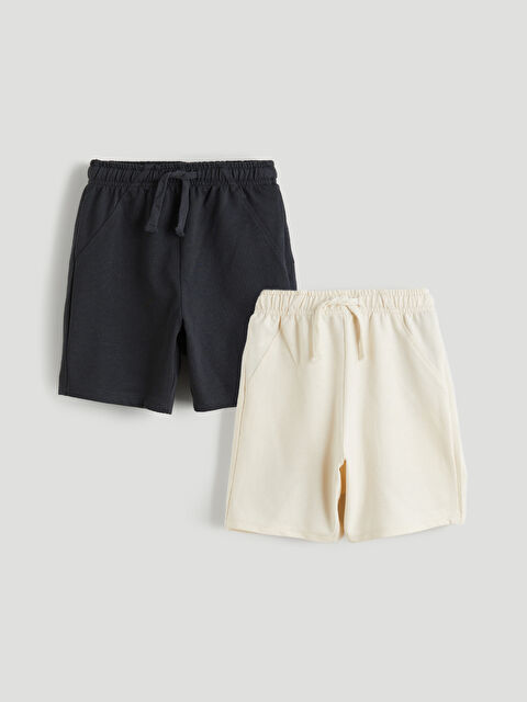 LCW Kids Erkek Çocuk Cepli Şort 2'li