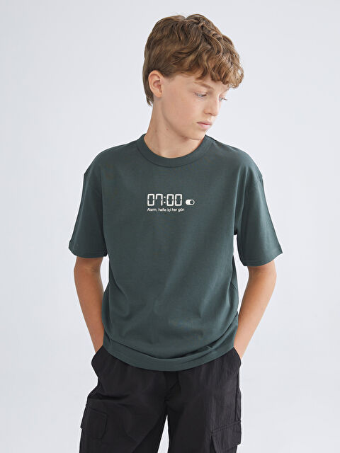 LCW Kids Bisiklet Yaka Erkek Çocuk Tişört - S5SI80Z4-91N