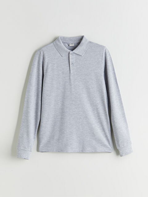 LCW Kids Polo Yaka Erkek Çocuk Tişört - W30319Z4-LAL