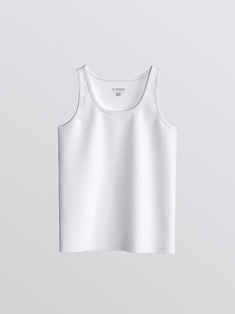 LCW Kids Bisiklet Yaka Erkek Çocuk Atlet - W50149Z4-JYX