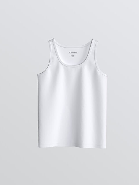 LCW Kids Bisiklet Yaka Erkek Çocuk Atlet - W50156Z4-JYX