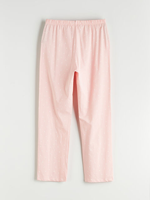 LCW DREAM Beli Lastikli Kalp Desenli Kadın Pijama Altı - W50778Z8-LT4