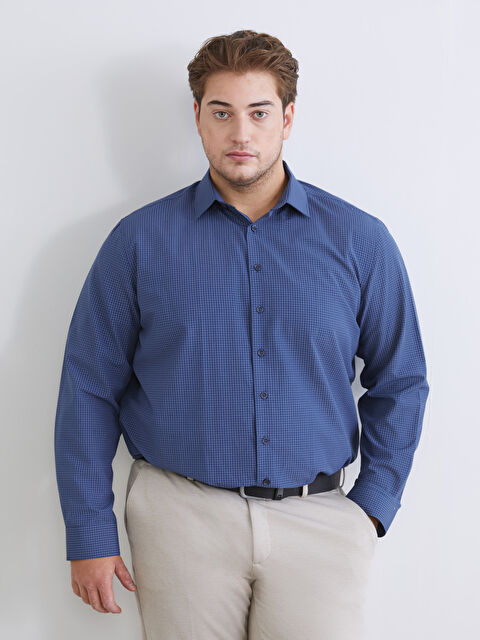 LCW BUSINESS Regular Fit Uzun Kollu Poplin Erkek Gömlek - W50810Z8-LN6