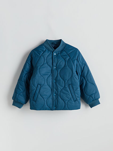 LCW Kids Kapitone Desenli Erkek Çocuk Mont - W50860Z1-HAS