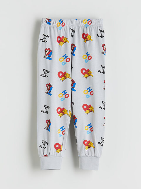 LCW Kids Beli Lastikli Winnie the Pooh Baskılı Erkek Çocuk Pijama Alt - W51027Z1-LRY