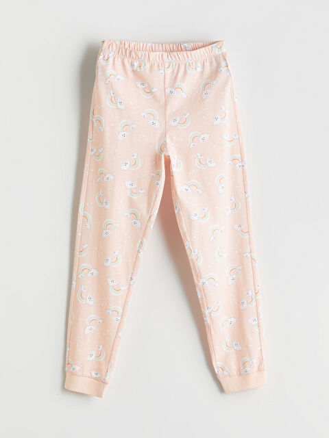 LCW Kids Beli Lastikli Kız Çocuk Pijama Alt - W51062Z4-LSZ