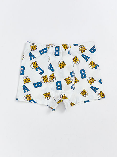 LCW Kids Elastic Waist Printed Boys' Boxer - W51757Z1-H9U