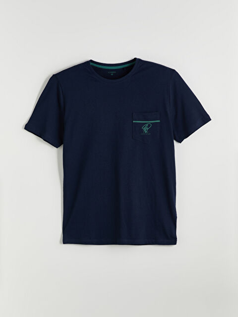 LC WAIKIKI Bisiklet Yaka Erkek Pijama Üst - W51815Z8-RFF