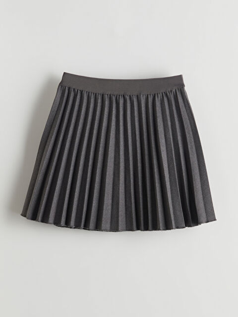 LCW Kids تەنورەی کچان بە چینی چینی و کەمەر لاستیک - W51857Z4-CX7