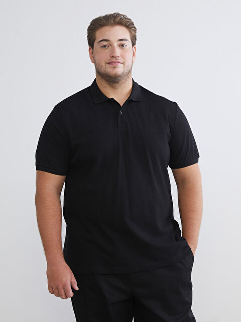 LCWAIKIKI Classic Polo Yaka Kısa Kollu Pike Erkek Tişört - W52042Z8-CVL