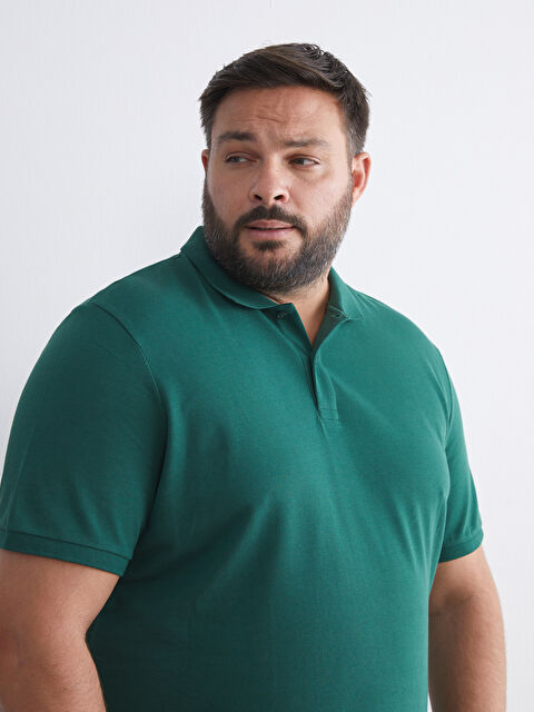 LCWAIKIKI Classic Polo Yaka Kısa Kollu Pike Erkek Tişört - W52042Z8-VEJ