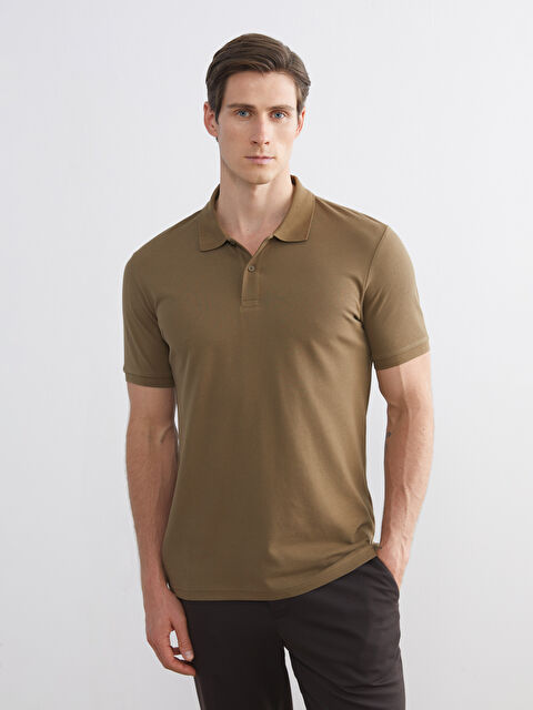LCWAIKIKI Classic Polo Yaka Kısa Kollu Pike Erkek Tişört - W52042Z8-Z5R