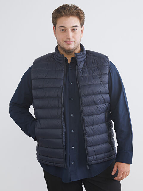 SOUTHBLUE Standart Kalıp Dik Yaka Erkek Şişme Yelek