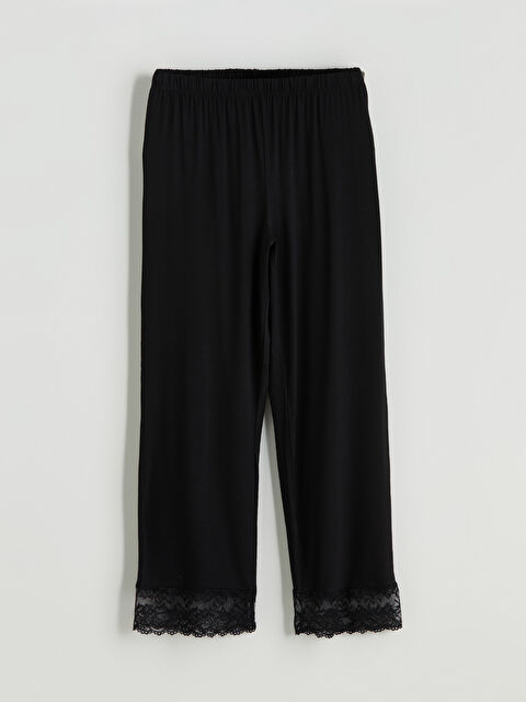 LCW DREAM Beli Lastikli Dantel Detaylı Kadın Pijama Altı - W52243Z8-CVL