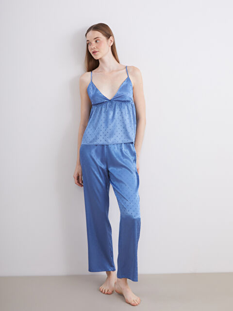 LCW DREAM Beli Lastikli Saten Kadın Pijama Altı - W52821Z8-LQR