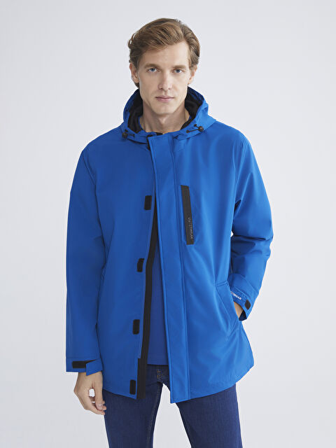 LCWAIKIKI Classic Standart Kalıp Kapüşonlu Erkek Mont - W53135Z8-S7L