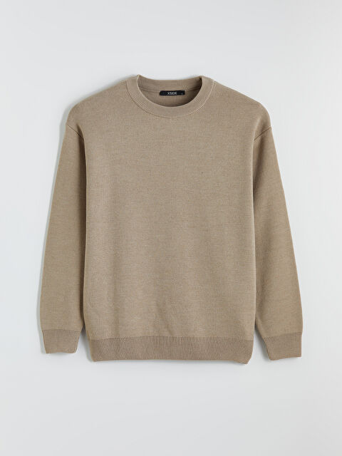 XSIDE Bisiklet Yaka Erkek Triko Kazak - W53344Z8-MSD