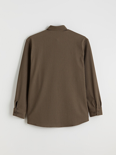 LCW Vision Relaxed Fit Long Sleeve Men's Shirt - W54488Z8-YZW - LC