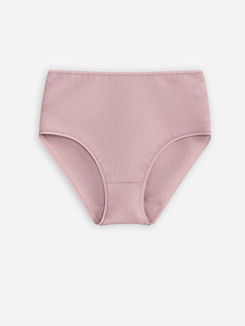 LCW DREAM Yüksek Bel Düz Klasik Külot - W54549Z8-FJV