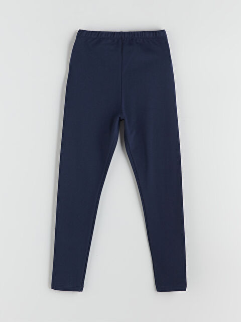 LCW Kids Beli Lastikli Kız Çocuk Uzun Tayt - W54847Z4-HRC