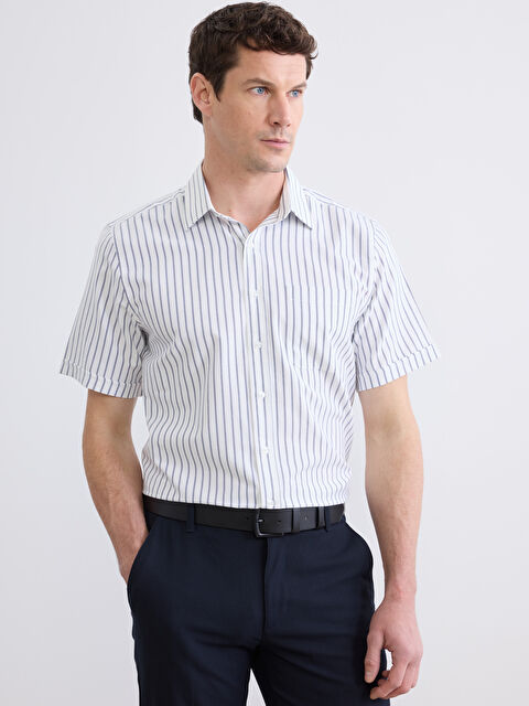 LCW ACCESSORIES Çift Yönlü Deri Görünümlü Erkek Kemer - W54961Z8-HUC