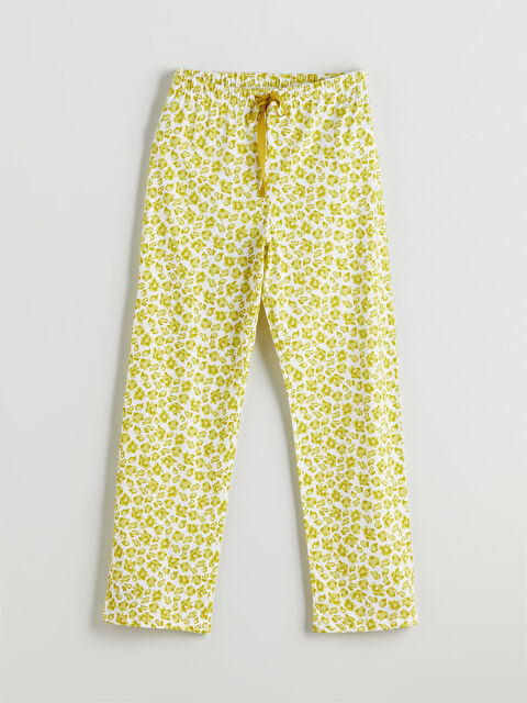 LCW DREAM Beli Lastikli Desenli Kadın Pijama Altı - W55415Z8-LRF