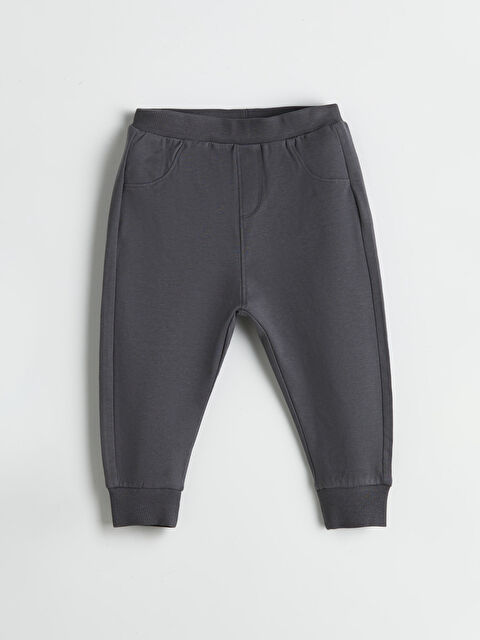 LCW baby Beli Lastikli Erkek Bebek Jogger Eşofman Altı - W55460Z1-VWF