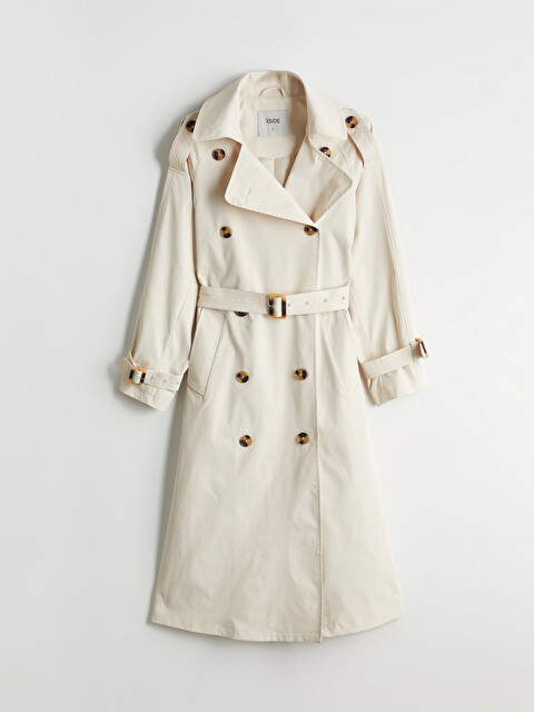 XSIDE Double Breasted Collar Oversize Women's Trenchcoat