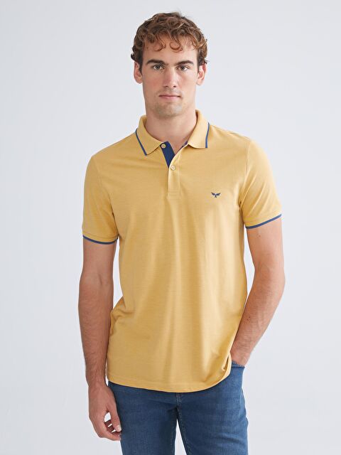 LCWAIKIKI Classic Polo Neck Pique Men's T-Shirt - W56857Z8-LDV