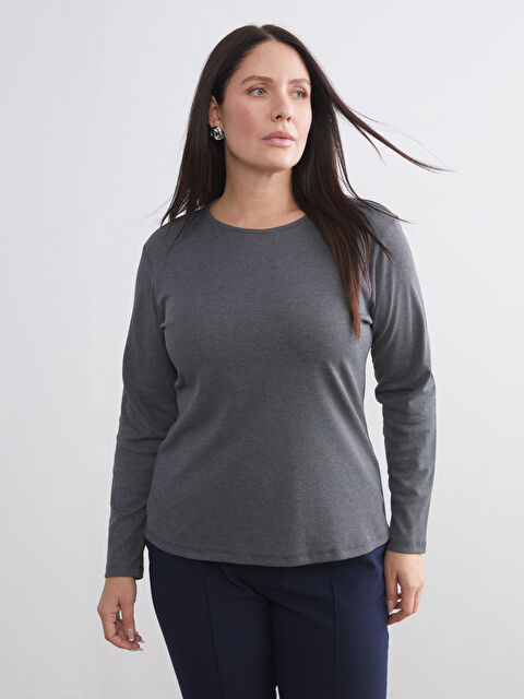 LCWAIKIKI Basic Bisiklet Yaka Kadın Body