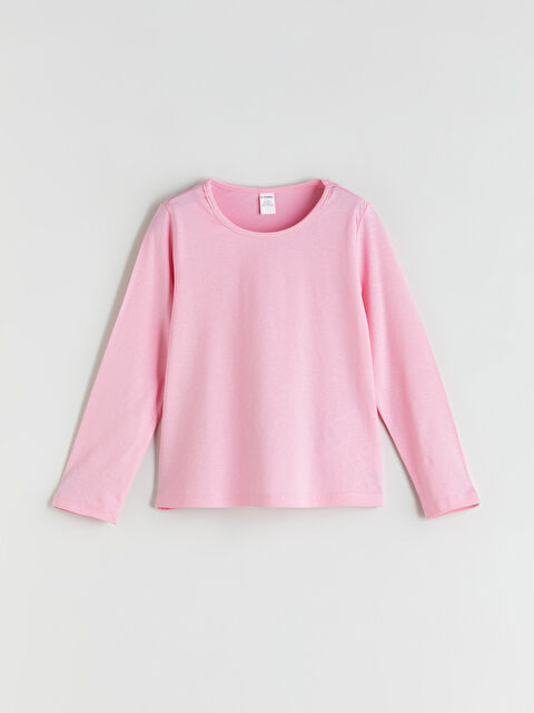 LCW Kids Crew Neck Girls' T-Shirt - W58111Z1-GA5