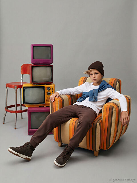 LCW Kids Beli Lastikli Erkek Çocuk Jogger Eşofman Altı - W58995Z4-Z7U