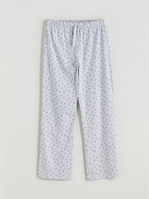 LCW DREAM Beli Lastikli Çiçekli Kadın Pijama Alt - W59302Z8-LAL