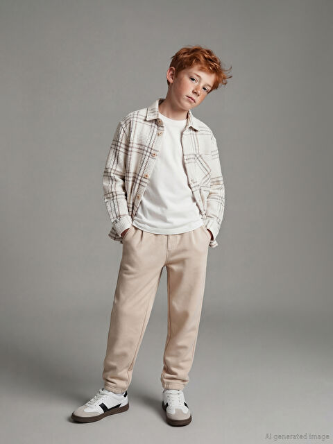 LCW Kids Beli Lastikli Erkek Çocuk Pantolon - W59491Z4-HZZ