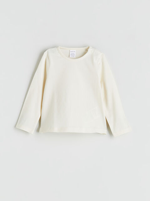 LCW baby Bisiklet Yaka Kız Bebek Bluz - W59620Z1-FDL